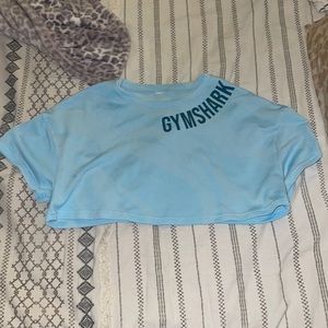 Gym shark crop top